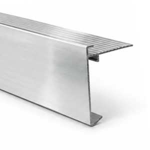 Aluminium Daktrim Brute 60 x 64 x 2500 mm 