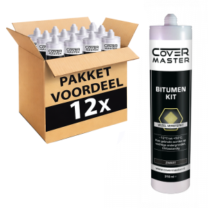12 stuks Bitumenkit 310ml - pakketvoordeel