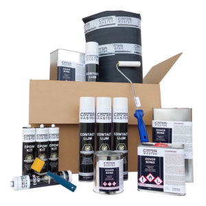 EPDM Dakpakket compleet 1,14 mm dik - 7,62 meter breed