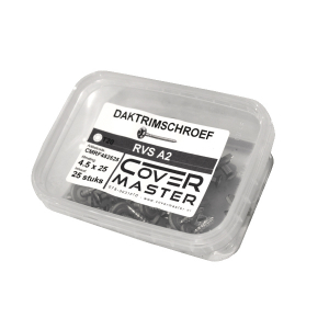 CoverMaster Daktrimschroef RVS A2 4,5 x 35 mm verpakt per 25 stuks