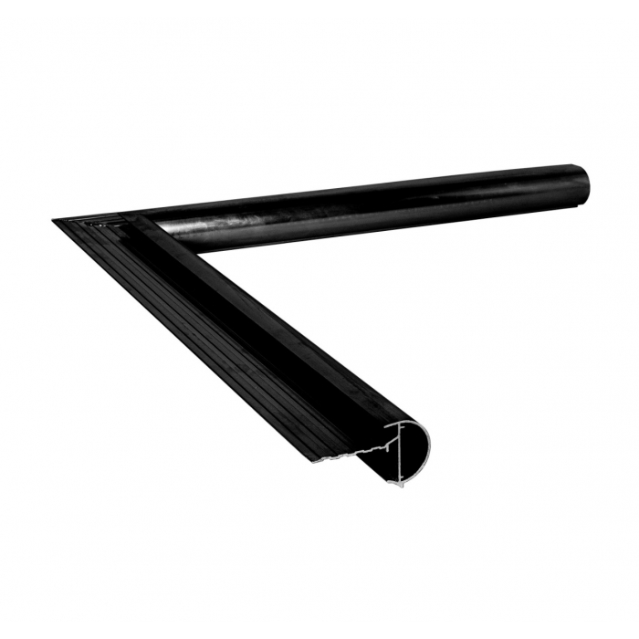 Aluminium Binnenhoek Kraal 38 500 x 500 mm Zwart