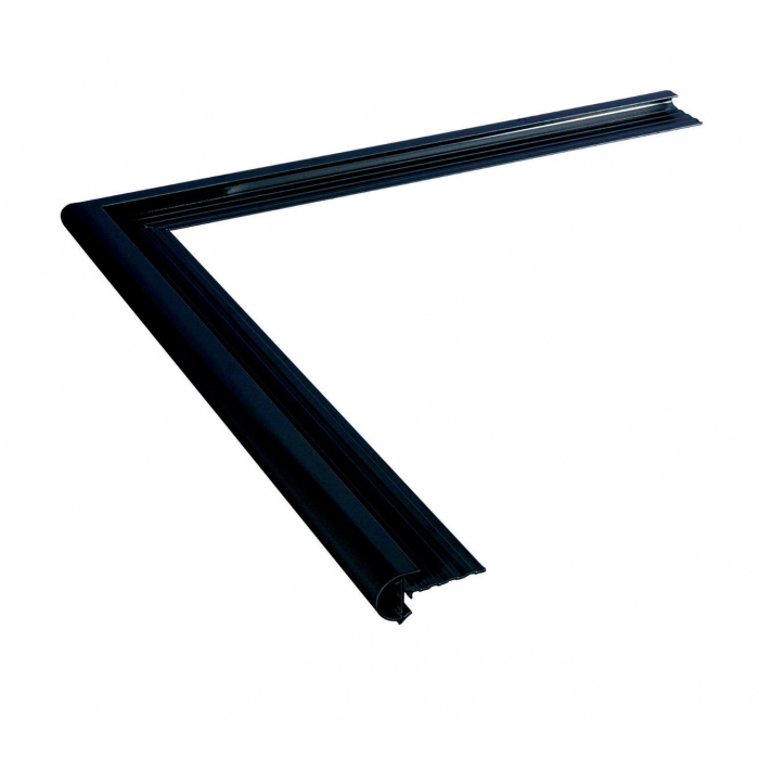 Aluminium Buitenhoek Kraal Zwart, RAL9005