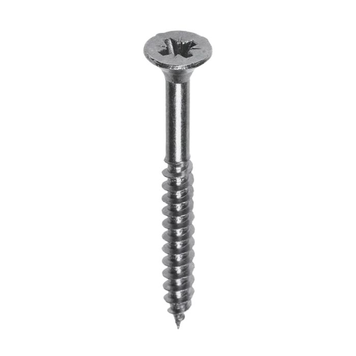 Woodies® Ultimate schroef 4,5x 40/24 platverzonken kop T-25 verzinkt, deeldraad, per 200 stuks