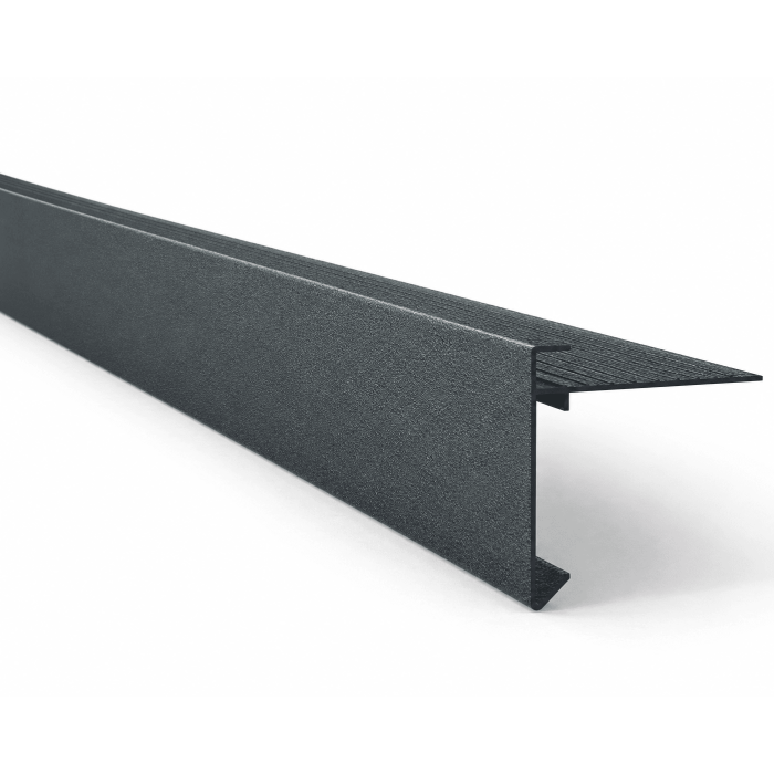 Aluminium Daktrim Antracietgrijs, RAL7016 45 x 45 x 2500mm STRUCTUURLAK