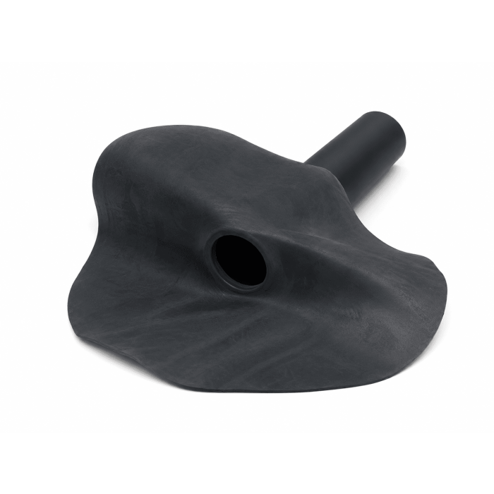 Dakdoorvoer rond HWA PE Ø 63 mm met EPDM slabbe 30cm
