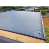Dakdoorvoer rond HWA PE Ø 50 mm met EPDM slabbe 30 cm