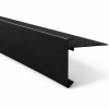 Aluminium Daktrim Zwart RAL9005 - 60 x 64 x 2500 mm STRUCTUURLAK