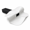 EPDM stadsuitloop 90˚ WIT 60 x 80 x 300 mm, incl. EPDM-flap